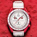 Часы Swatch x Omega Bioceramic Moonswatch Mission to Mars SO33R100 фото 2