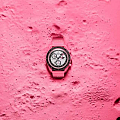 Часы Swatch x Omega Bioceramic Moonswatch Mission to The Pink Moonphase SO33P700 фото 6